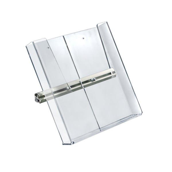 9.25"W x 10"H Acrylic Brochure Side Shelf for Freestanding Unit